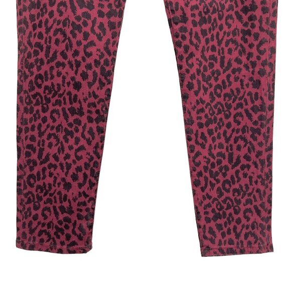 NEW Social Standard by Sanctuary Women Ankle Jean 12 Slim Mid Rise Cheetah Print - Picture 8 of 14